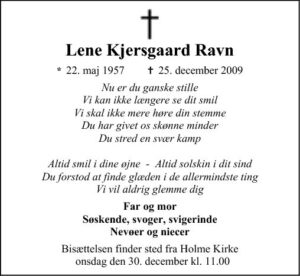 doedsfaldmeddelelse